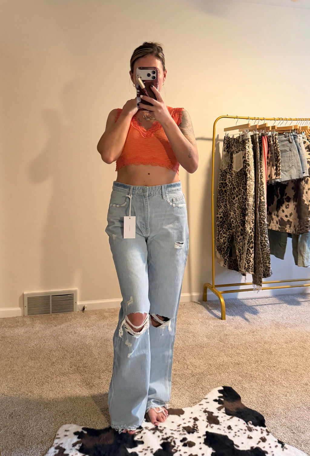VERVET by Flying Monkey 90's Vintage Revival Super High Rise Flare Jeans