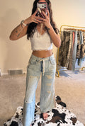 Lace Trim Ribbed Crop Top