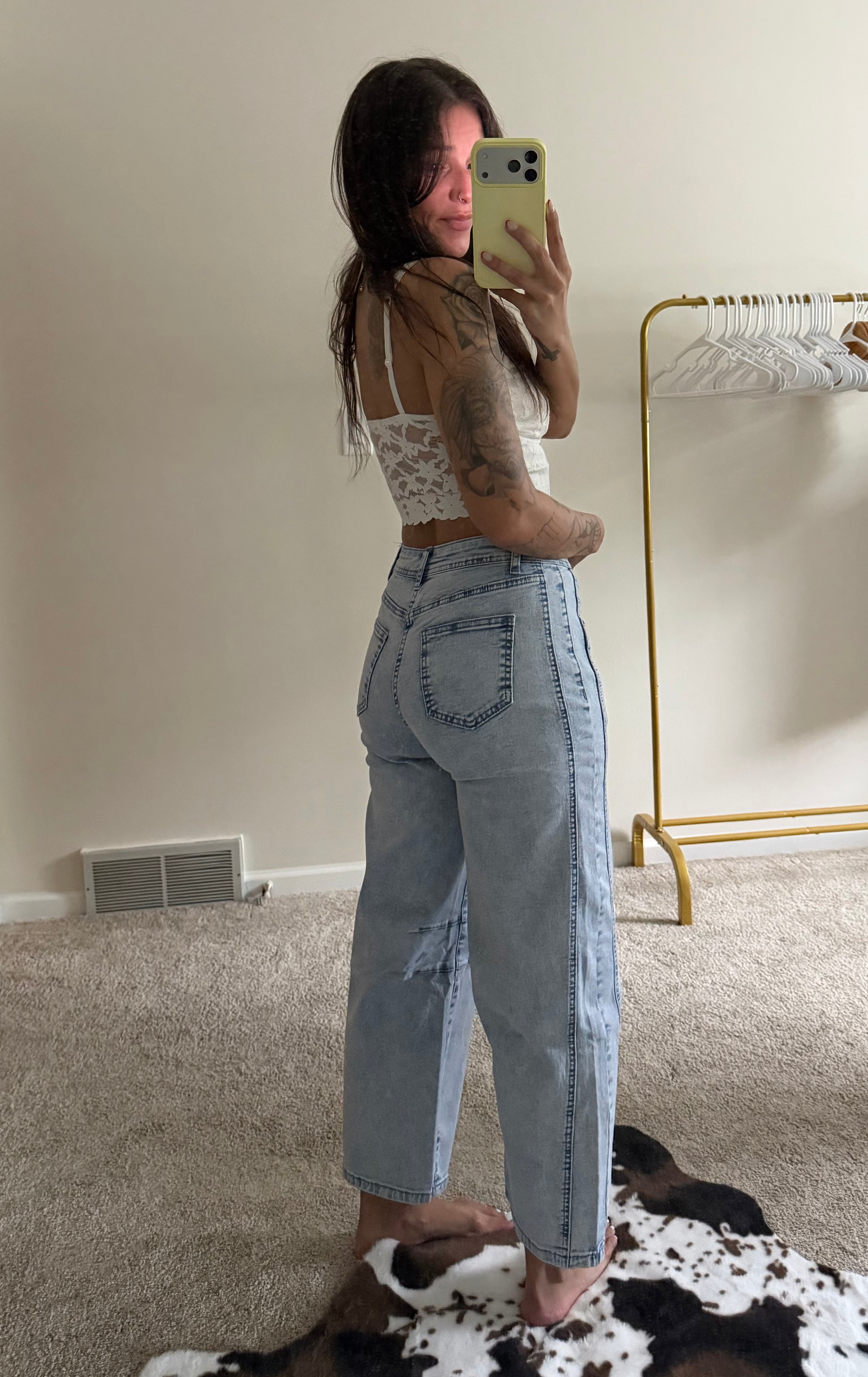 Beau Blue Barrel Jeans