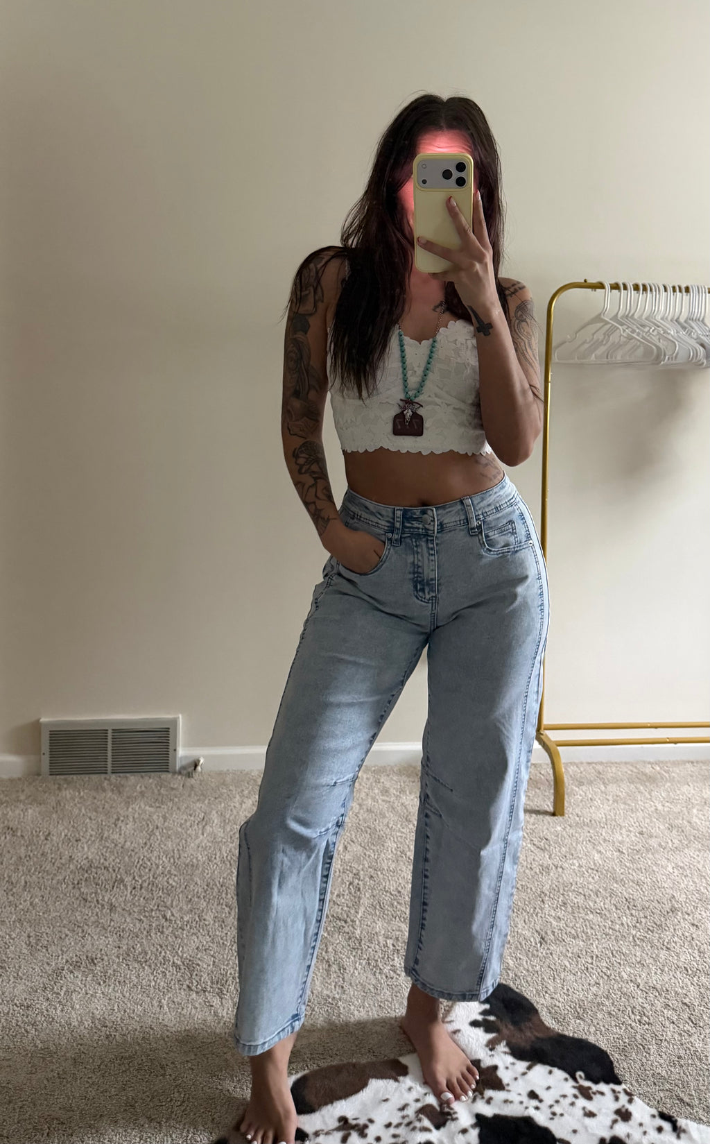 Beau Blue Barrel Jeans