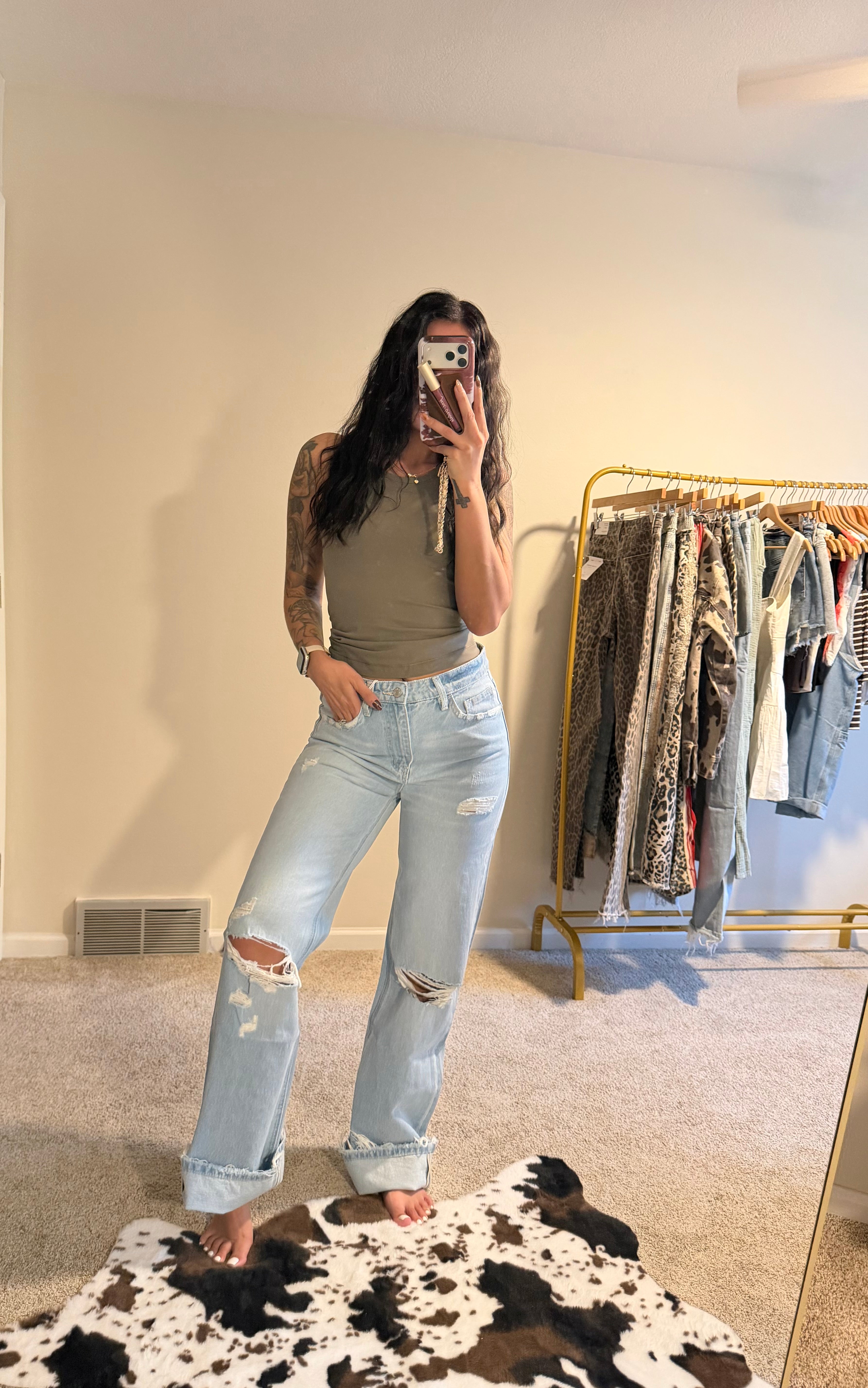 VERVET by Flying Monkey 90's Vintage Revival Super High Rise Flare Jeans