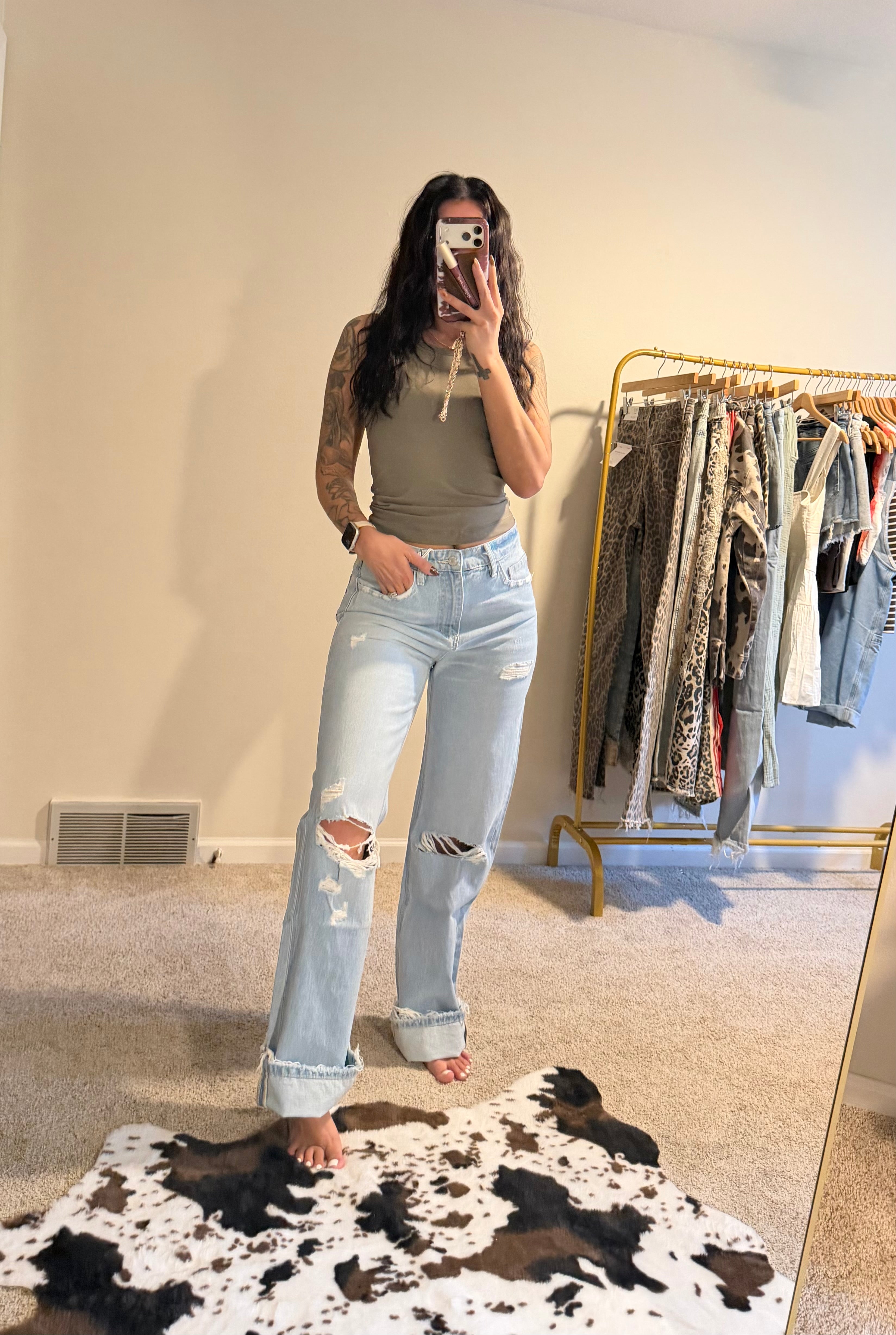 VERVET by Flying Monkey 90's Vintage Revival Super High Rise Flare Jeans
