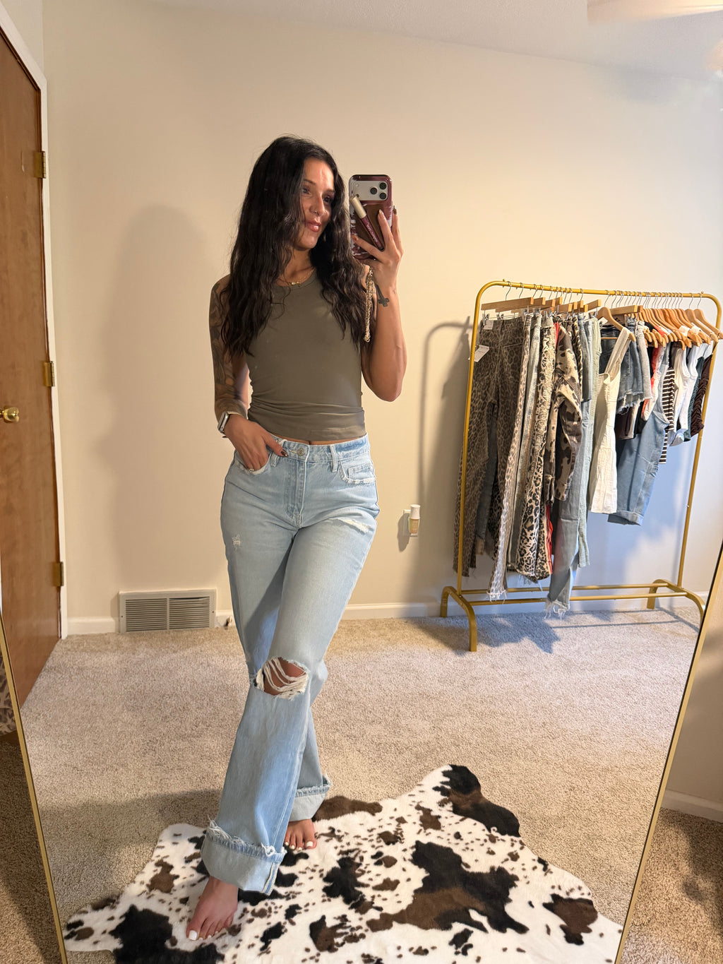 VERVET by Flying Monkey 90's Vintage Revival Super High Rise Flare Jeans