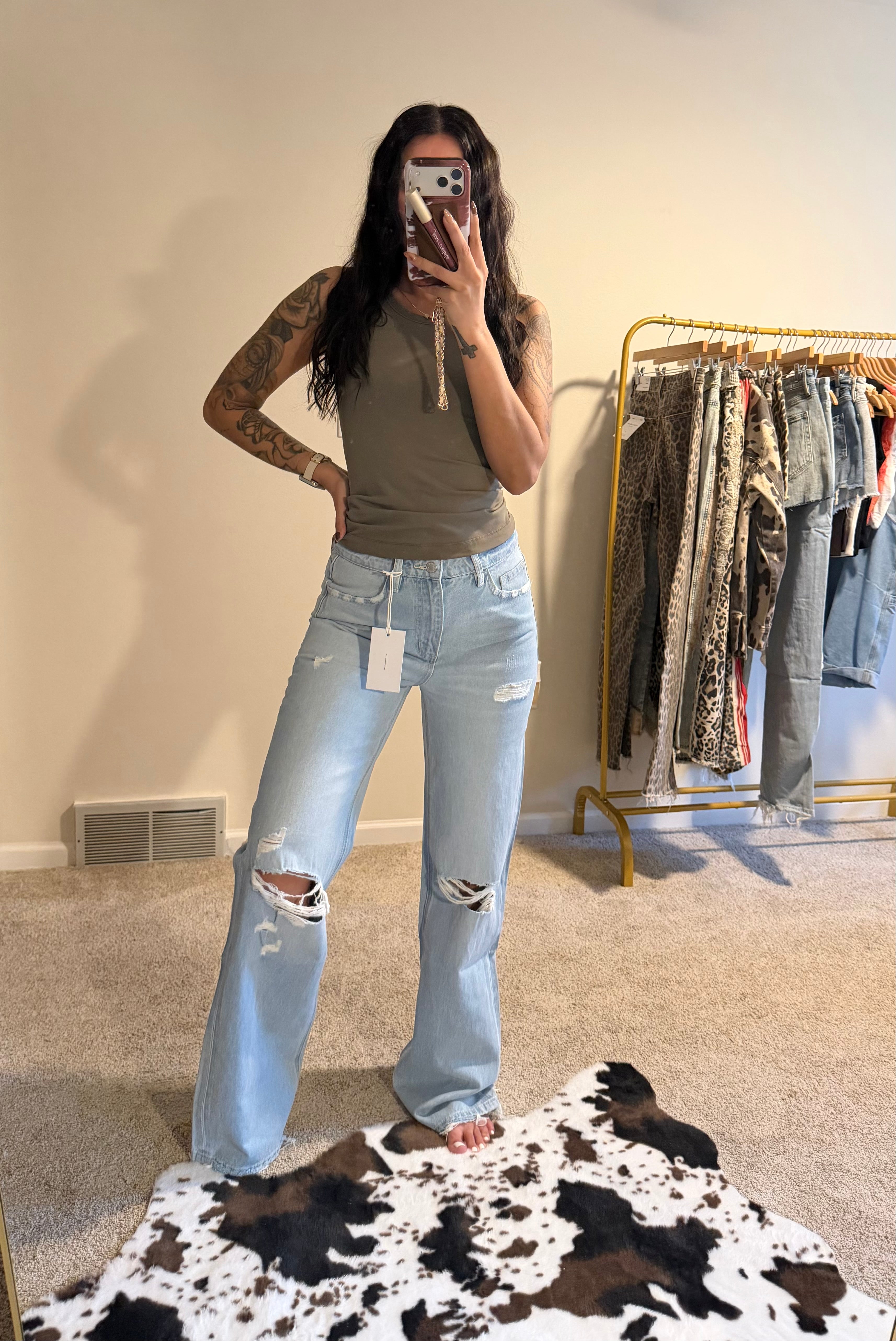 VERVET by Flying Monkey 90's Vintage Revival Super High Rise Flare Jeans