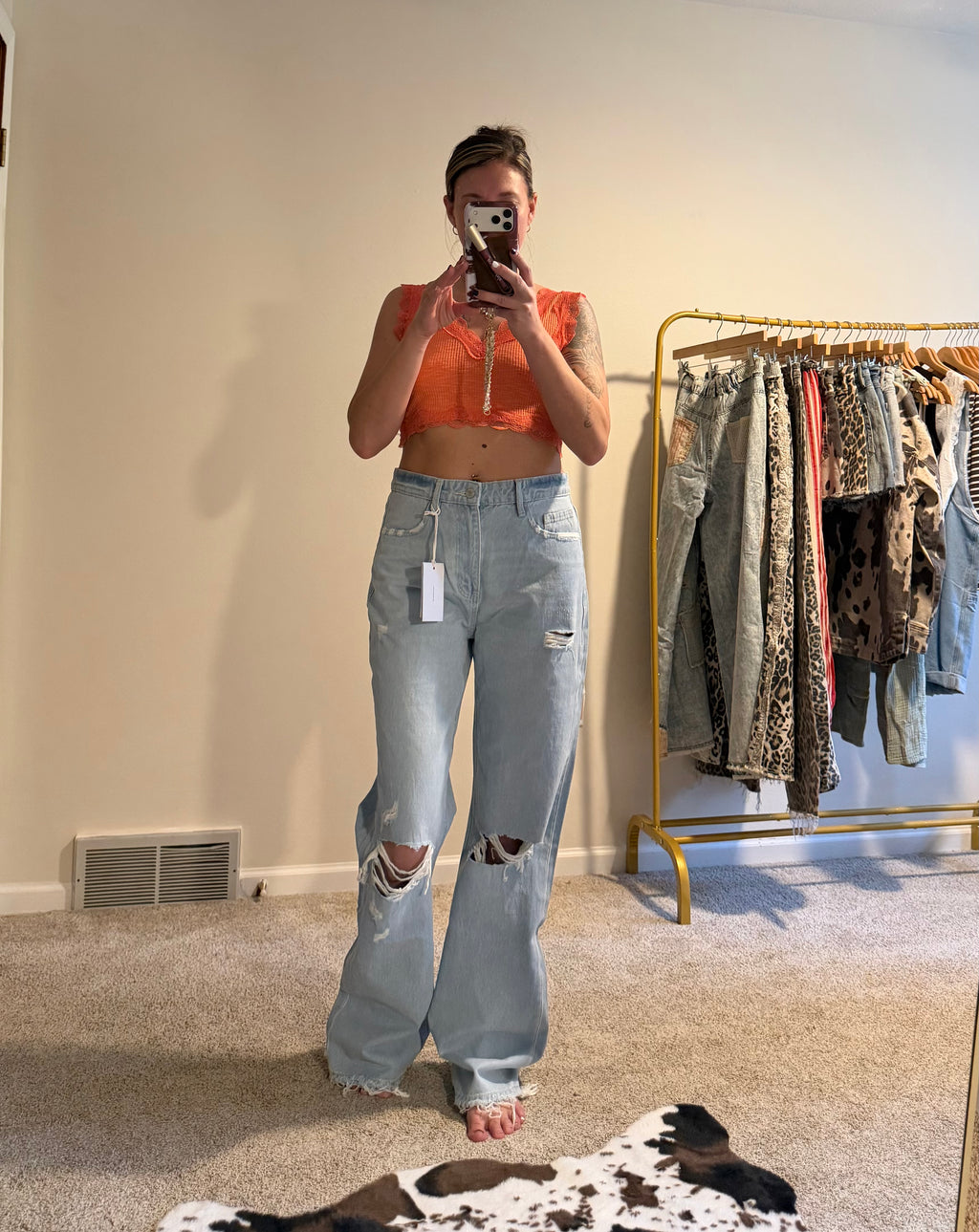 VERVET by Flying Monkey 90's Vintage Revival Super High Rise Flare Jeans