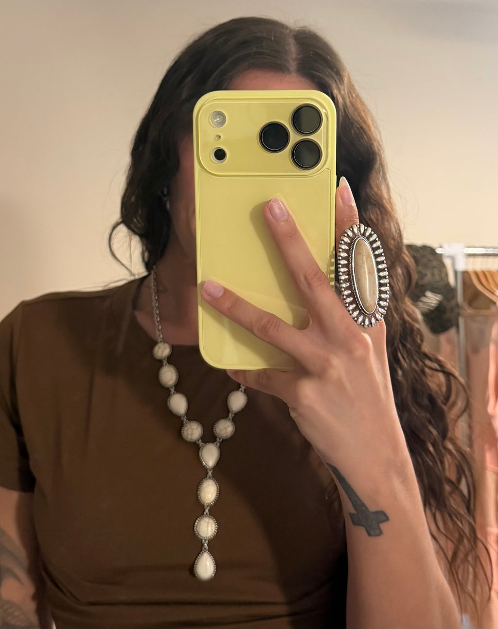 Western "Main Character" Semi-Stone Y-Necklace