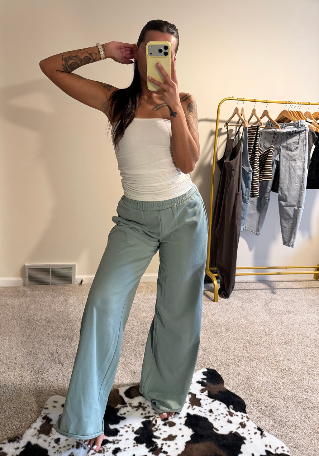 Strapless Scrunch Knit Top