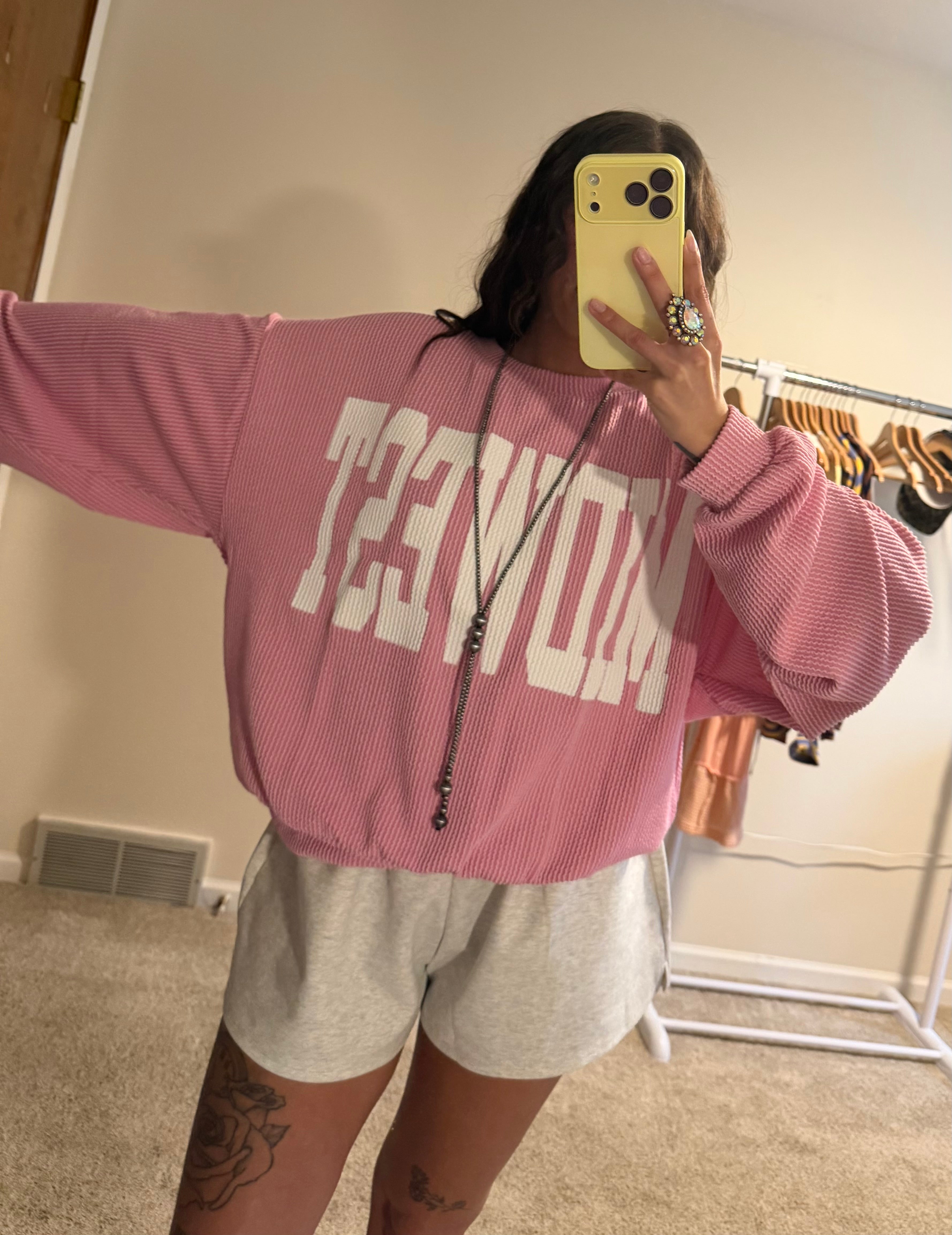 MIDWEST Comfy Oversize Graphic Crew