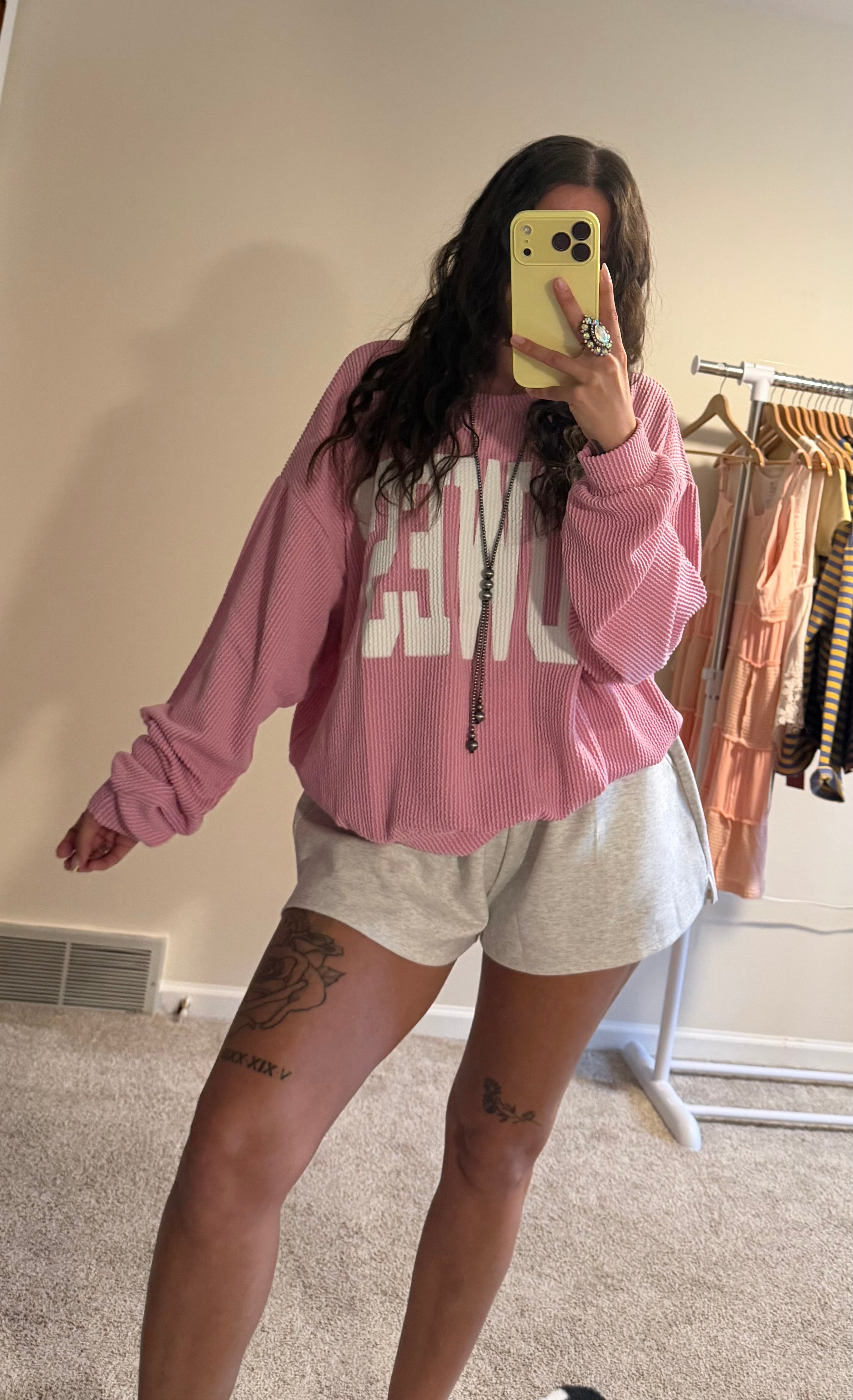 MIDWEST Comfy Oversize Graphic Crew