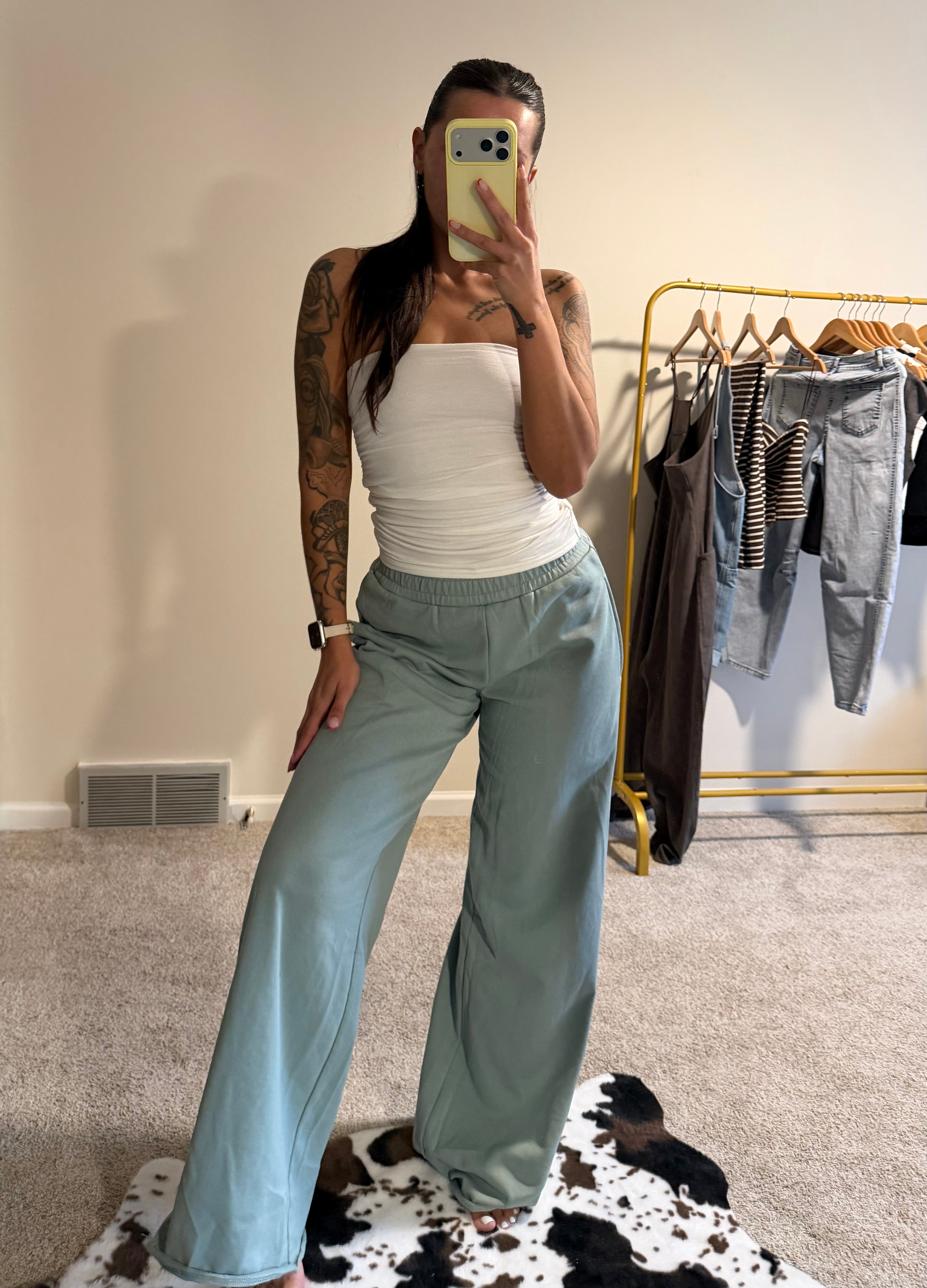 Strapless Scrunch Knit Top