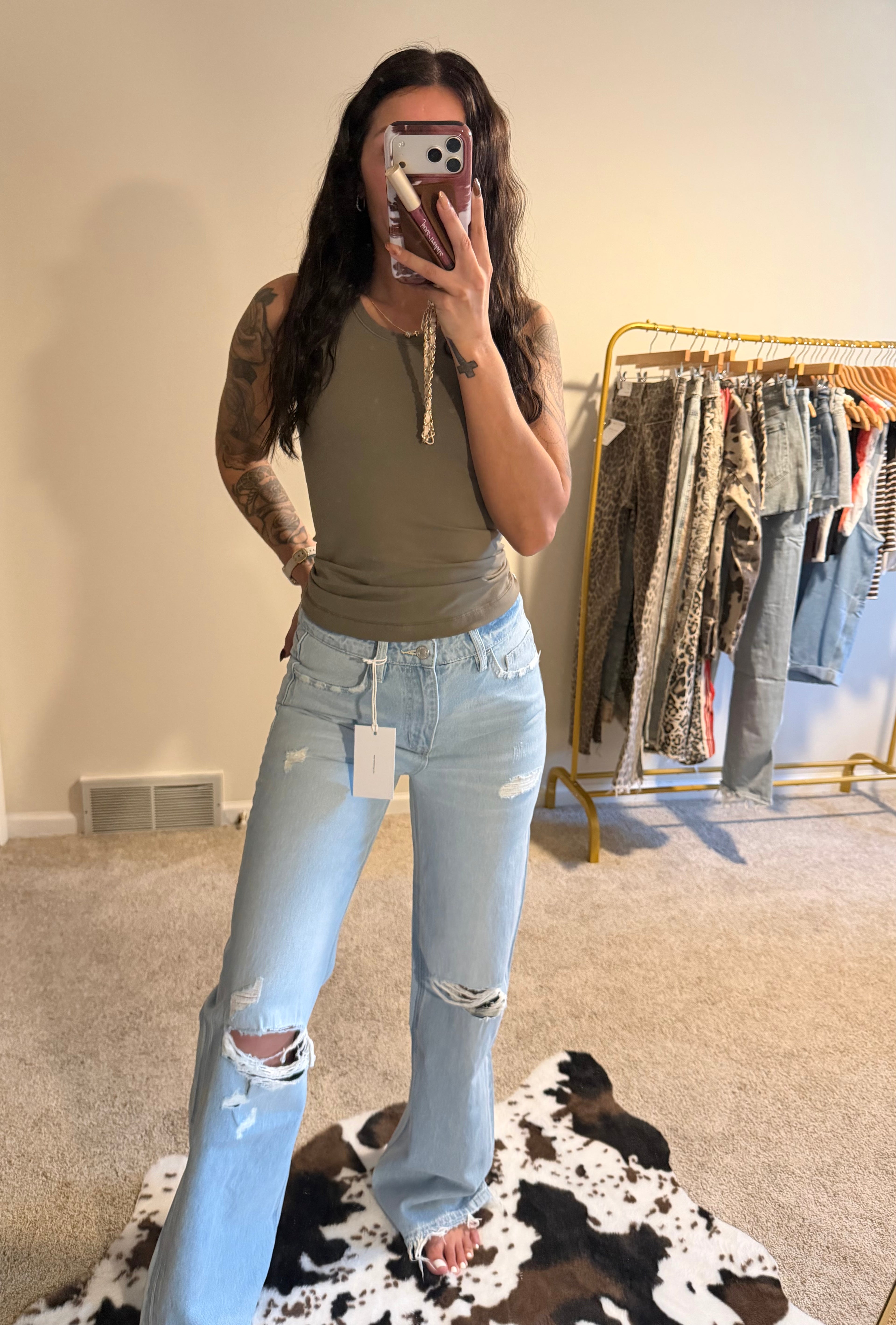 VERVET by Flying Monkey 90's Vintage Revival Super High Rise Flare Jeans