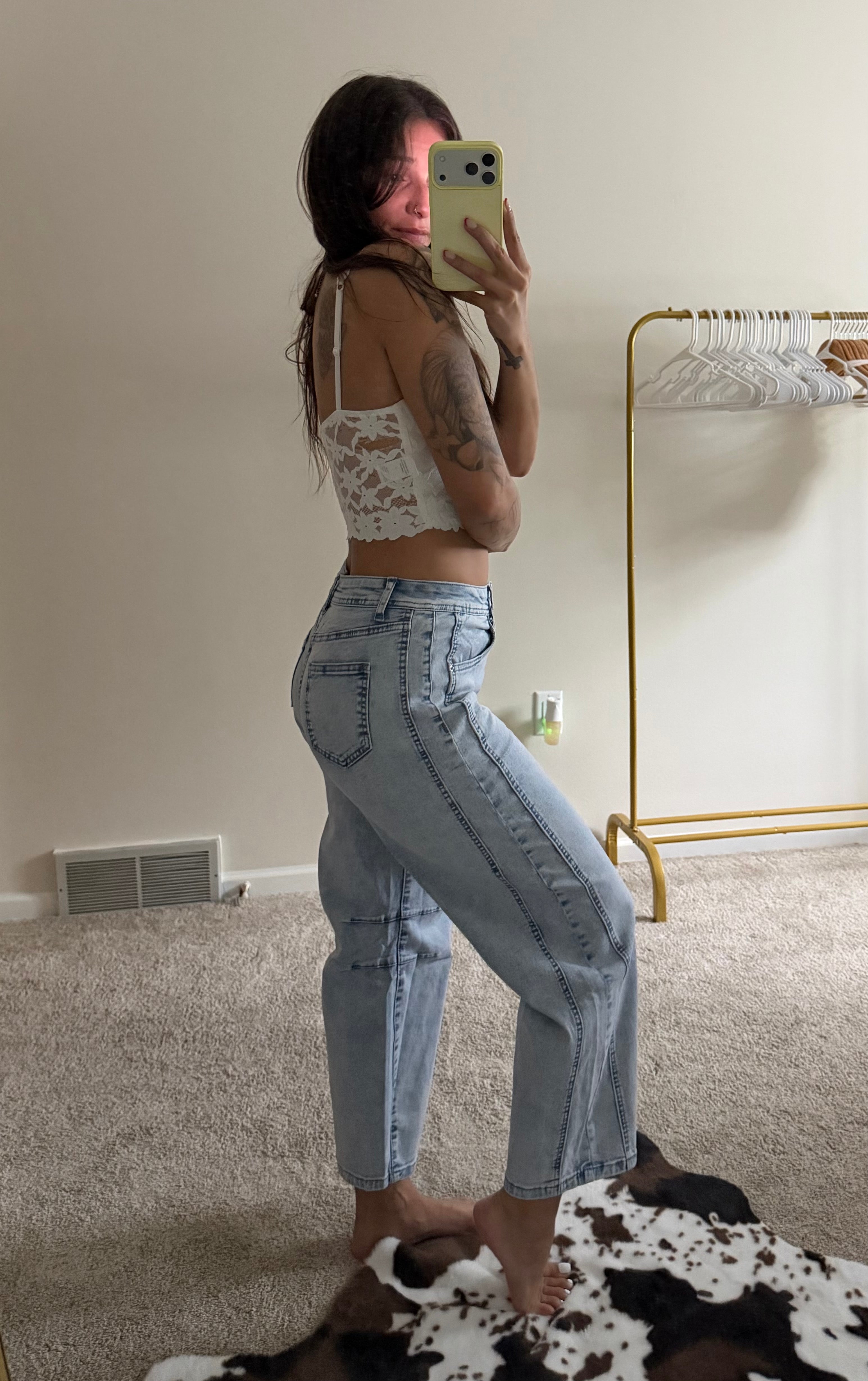 Beau Blue Barrel Jeans