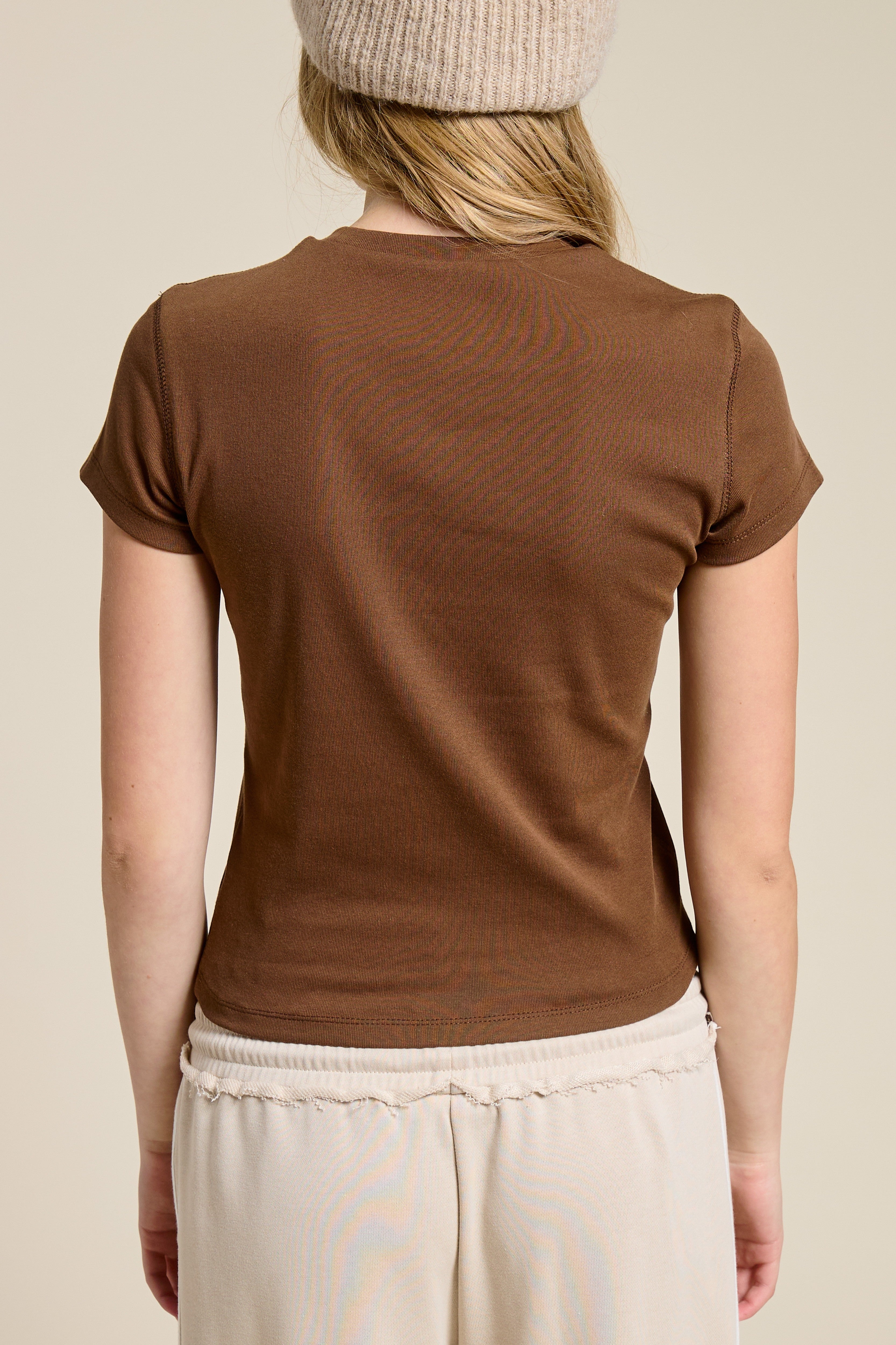 Fitted Crewneck Baby Tee