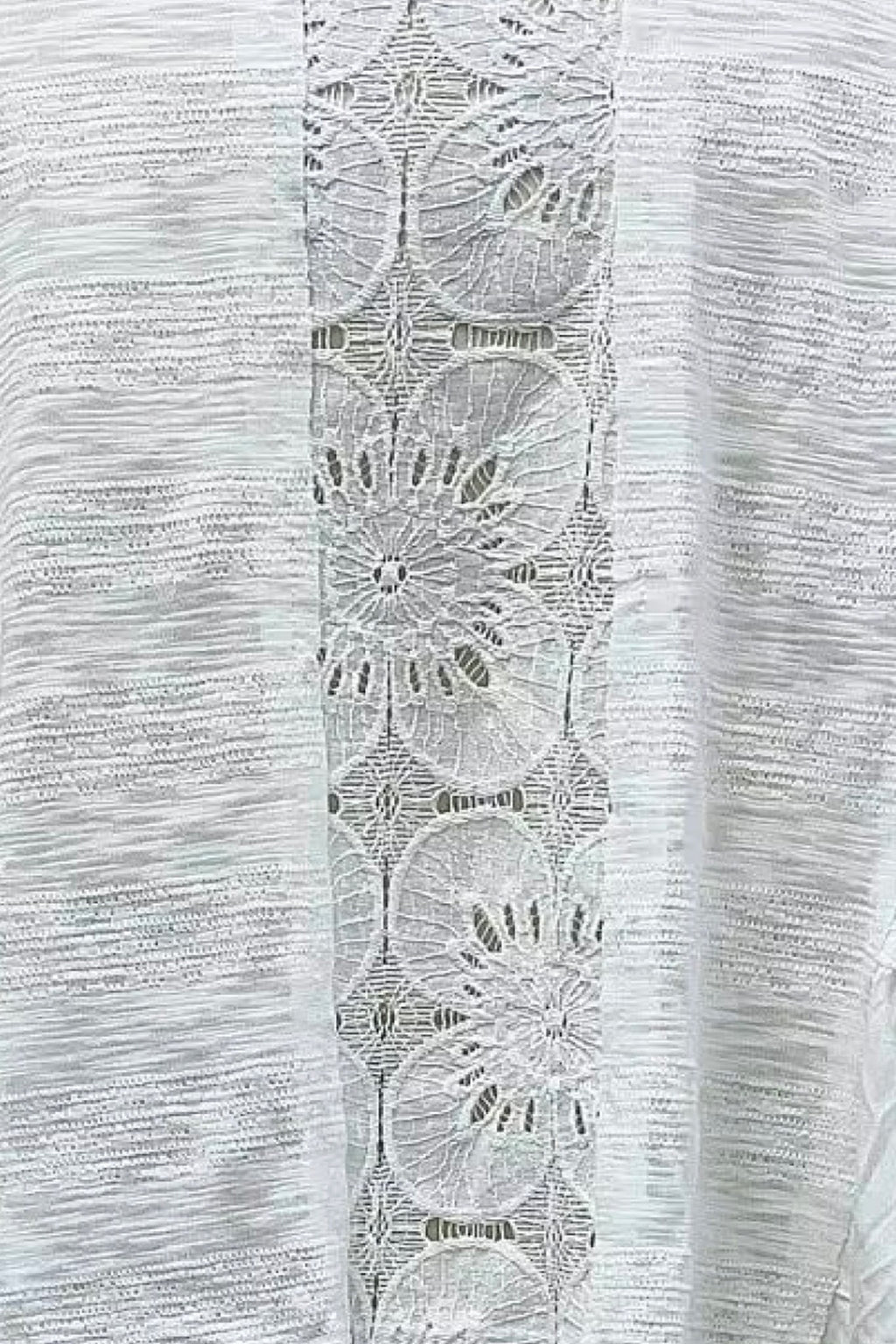 Lace-Trimmed Petal Top
