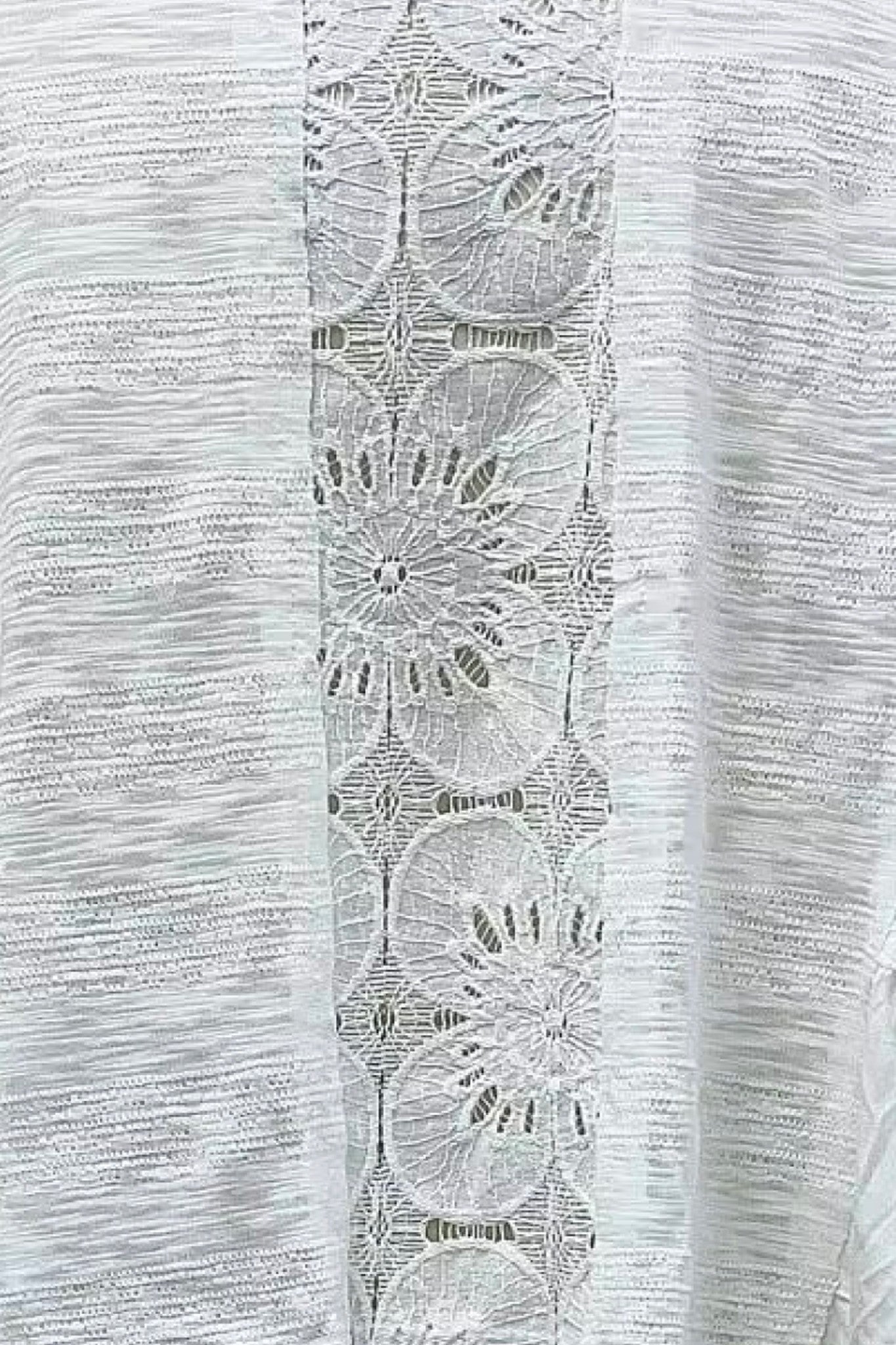 Lace-Trimmed Petal Top
