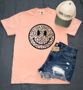 "Cheetah Smiley" Vintage-Wash Graphic Tee