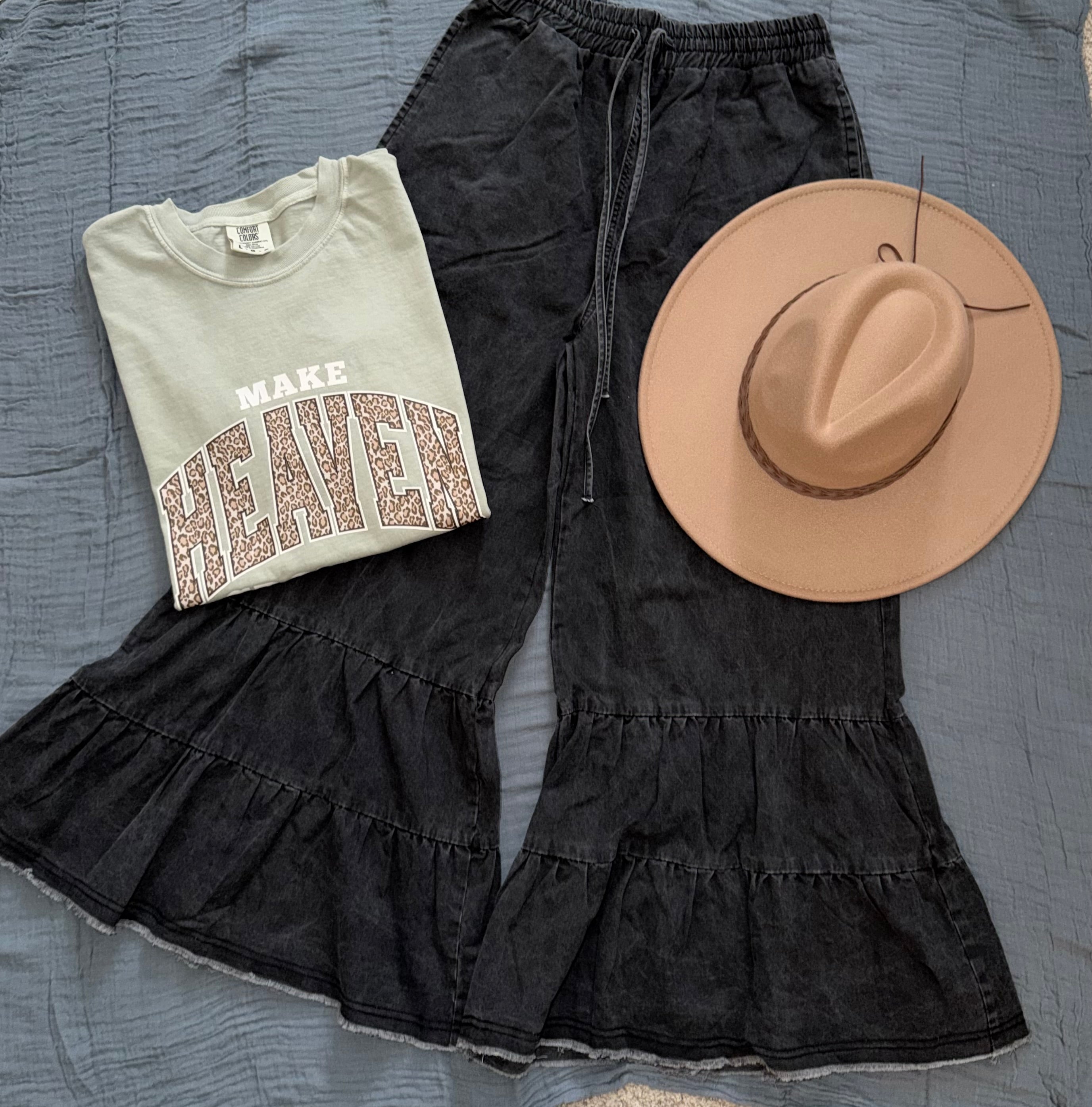 "Make Heaven Crowded" Vintage-Wash Graphic Tee