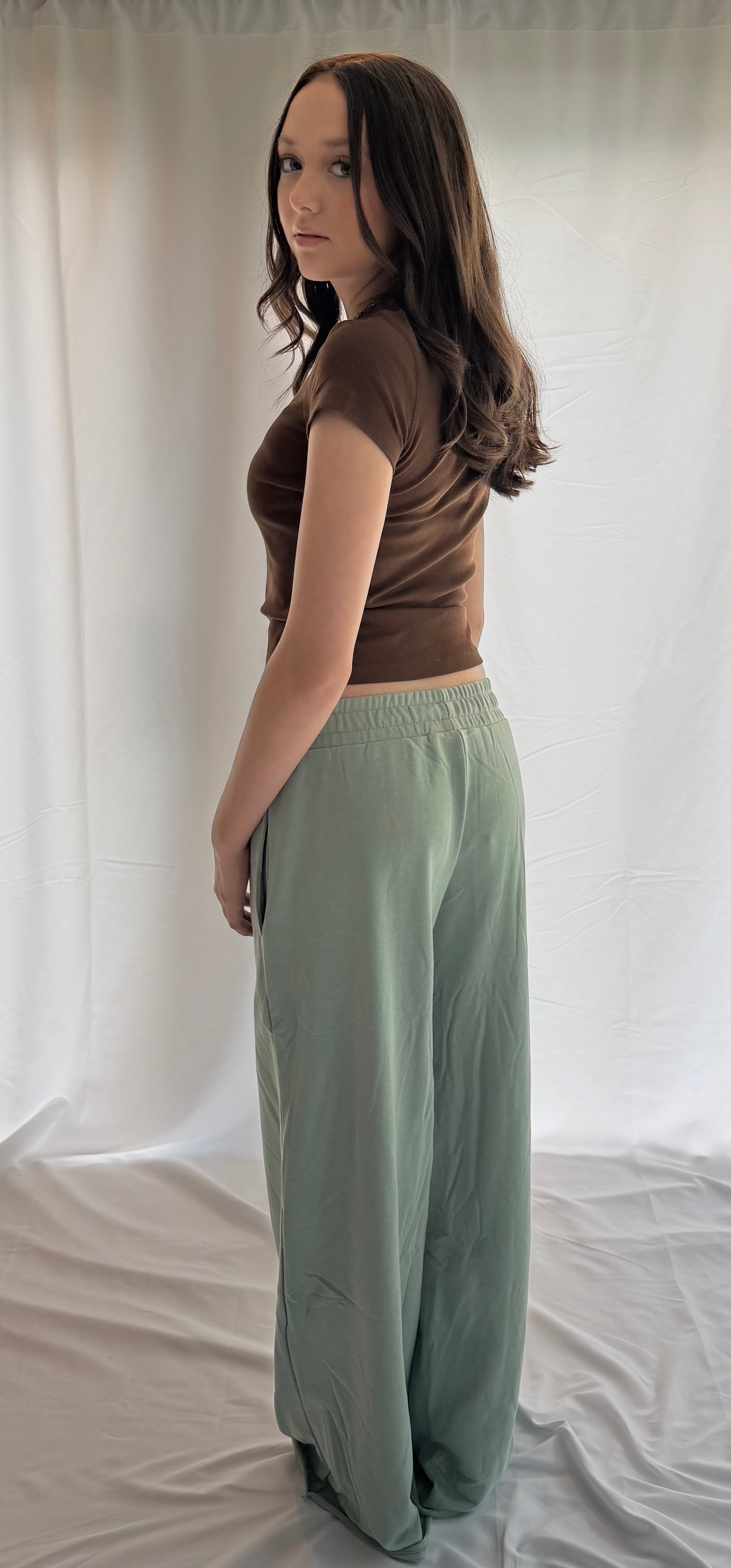 The Vanessa Wide-Leg Cotton Sweatpants