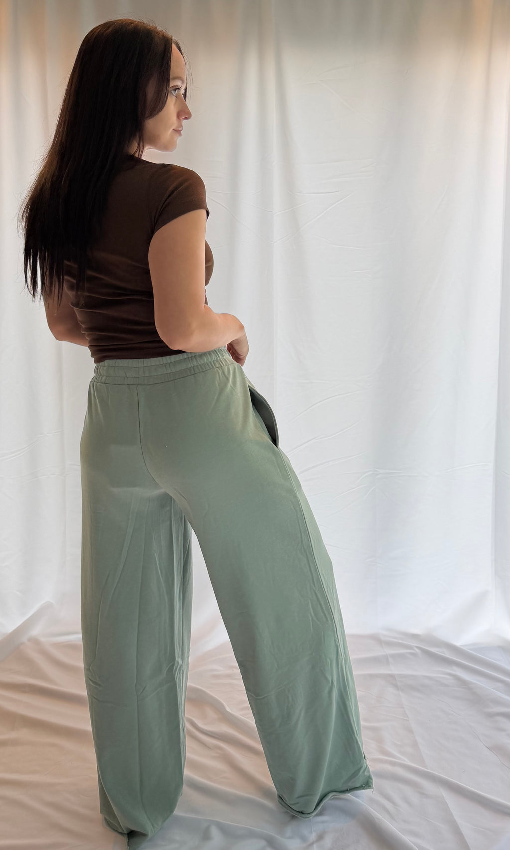 The Vanessa Wide-Leg Cotton Sweatpants