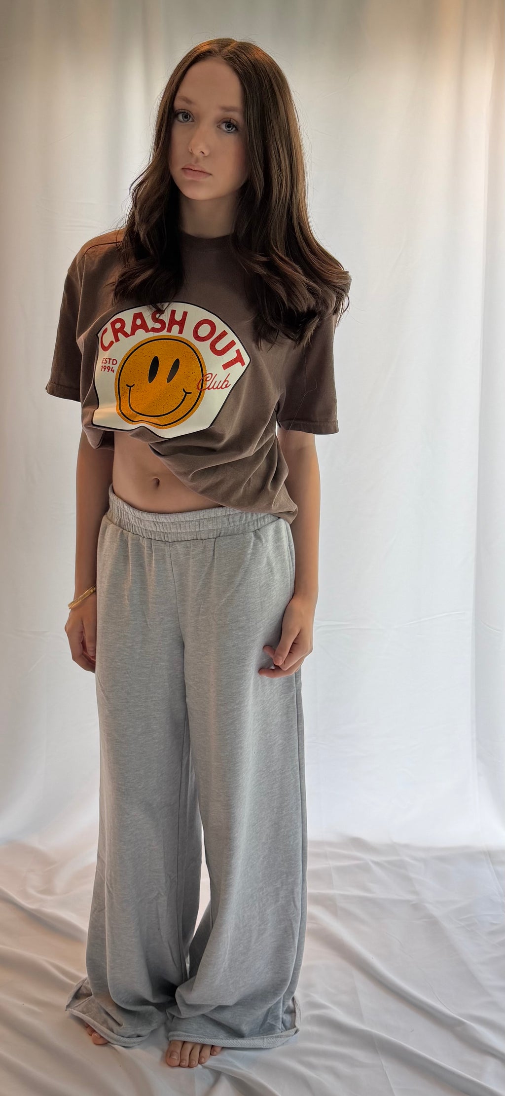 "Crash Out Club" Vintage-Wash Graphic Tee