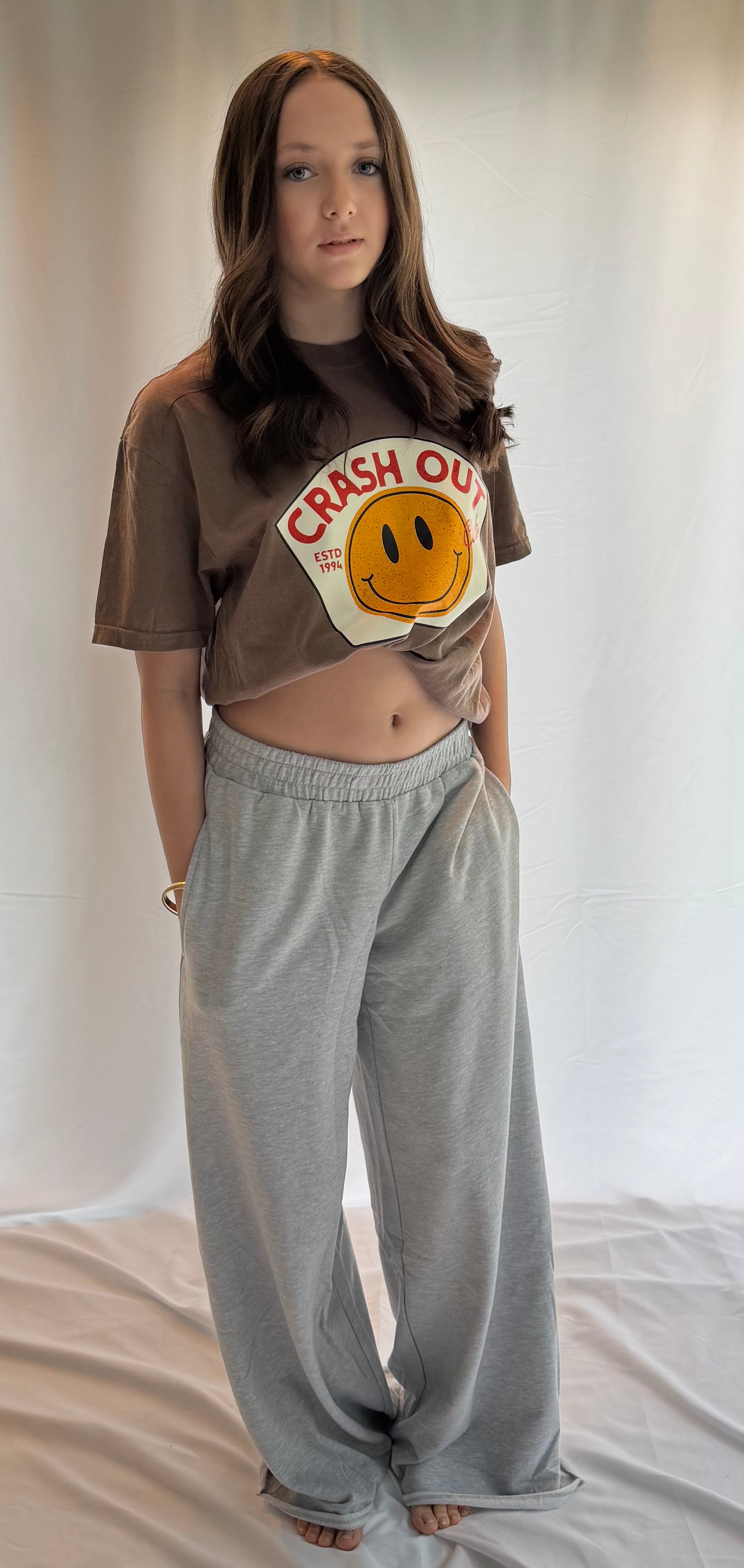 "Crash Out Club" Vintage-Wash Graphic Tee