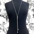 Navajo Pearl Bead Long Necklace