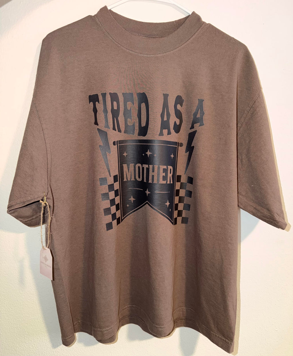 "Tired As A Mother" Heavyweight Graphic Tee